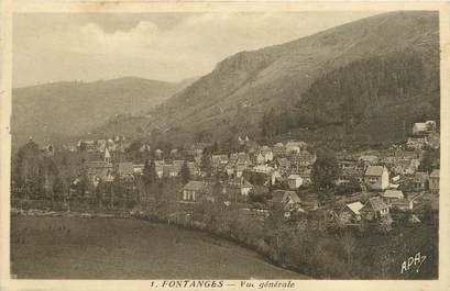 . CPA  FRANCE 15  "Fontanges, Vue générale"  