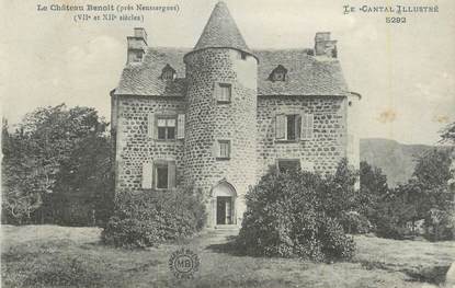 . CPA  FRANCE 15  "Neussargues, Le château Benoit"