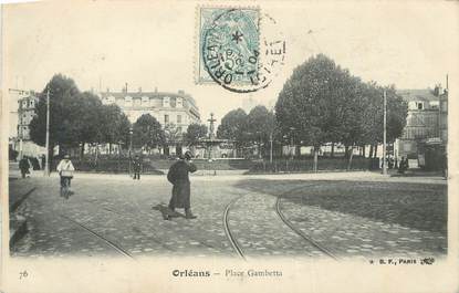 . CPA FRANCE 45 "Orléans, Place Gambetta"