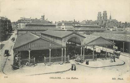 . CPA FRANCE 45 "Orléans, Les halles"