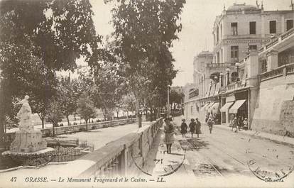 CPA FRANCE 06 "Grasse, le monument Fragonard et le Casino"