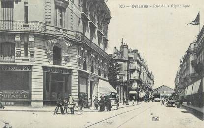 . CPA FRANCE 45 "Orléans, Rue de la République   "
