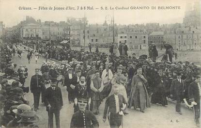 . CPA FRANCE 45 "Orléans, Le Cardinal Granito di Belmonte" / FETE DE JEANNE D'ARC