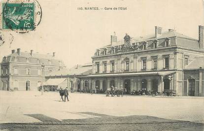 . CPA  FRANCE 44 "Nantes, Gare de l'Etat"
