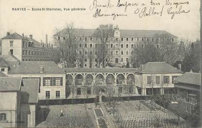 . CPA  FRANCE 44 "Nantes, Ecole St Stanislas, vue générale"