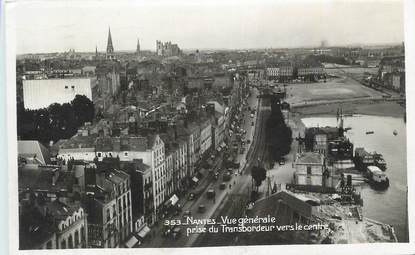 . CPSM  FRANCE 44 "Nantes, Vue générale prise du bransbordeur "