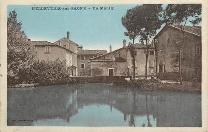 . CPA  FRANCE 69 "Belleville sur Saone, Un moulin"