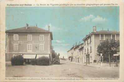 . CPA  FRANCE 69 "Belleville sur Saône, La route du Vignoble"