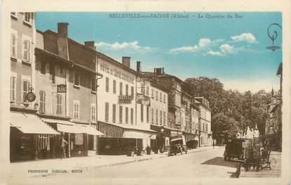 . CPA  FRANCE 69 "Belleville sur Saône, Le quartier du bas"