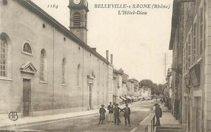 . CPA  FRANCE 69 "Belleville sur Saône, L'Hôtel Dieu"