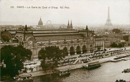 CPA FRANCE 75007 "Paris, la Gare du Quai d'Orsay"