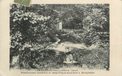 CPA FRANCE 81 "La Bastide Rouairoux, Cascades et sous bois à Montplaisir".