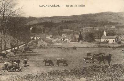 CPA FRANCE 81 "Lacabarède, Route de Salles".