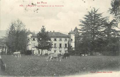 CPA FRANCE 81 "Albine, Le château de la Ribeaute".