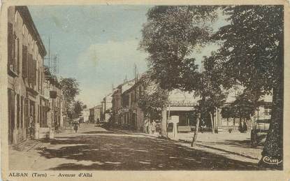 CPA FRANCE 81 "Alban, Avenue d'Albi".