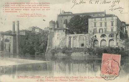 CPA FRANCE 81 "Gaillac sur Tarn, Cave coopérative du Grand Vin".