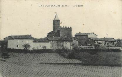 CPA FRANCE 81 "Cambon d'Albi, L'église".