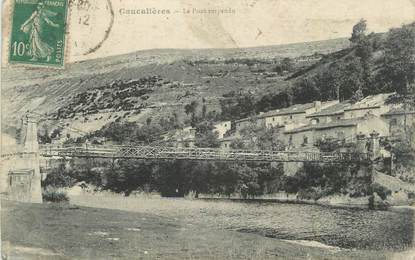 CPA FRANCE 81 "Caucalières, Le pont suspendu".
