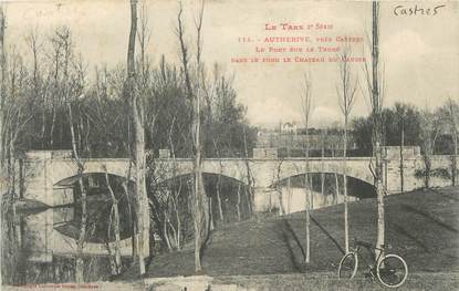 CPA FRANCE 81 "Autherive, Le pont sur le Thoré".