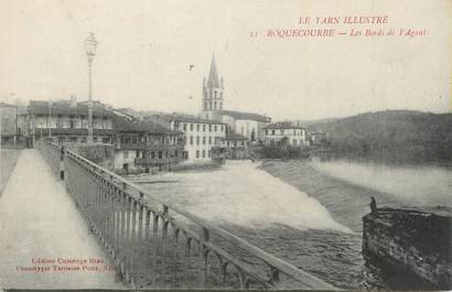 CPA FRANCE 81 "Roquecourbe, Les bords de l''Agout".