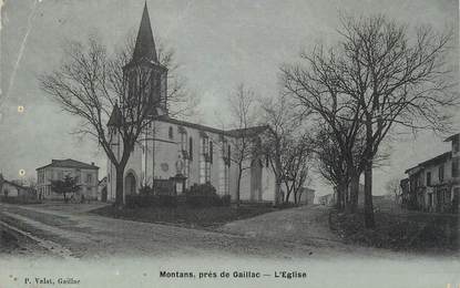 CPA FRANCE 81 "Montans, L'église".