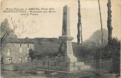 CPA FRANCE 81 "Montcouyoul, Monument aux morts".