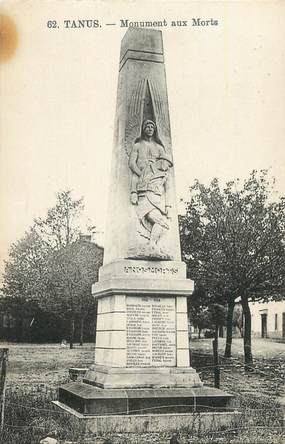 CPA FRANCE 81 "Tanus, Monument aux morts ".