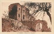 81 Tarn CPA FRANCE 81 "Vaour, Ruines des templiers" / TEMPLIERS .