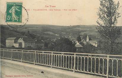 CPA FRANCE 81 "Villeneuve, Vue de l'est".