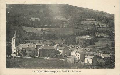 CPA FRANCE 81 "Nages, Panorama".