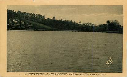 CPA FRANCE 81 "Montredon Labessonnié, Le barrage".