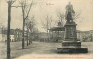 81 Tarn CPA FRANCE 81 " Graulhet, Statue Jean Jaurès et kiosque de la promenade".