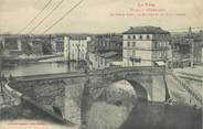 81 Tarn CPA FRANCE 81 " Graulhet, Le vieux pont, le moulin et la rive droite".