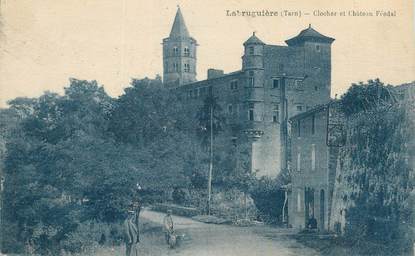 CPA FRANCE 81 " Labruguière, Clocher et château féodal".