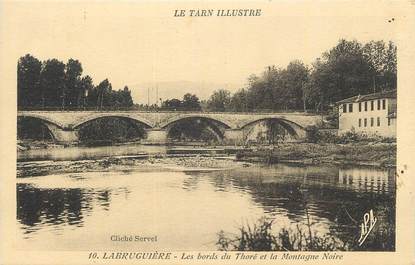 CPA FRANCE 81 " Labruguière, Les bords du Thoré et la montagne noire".