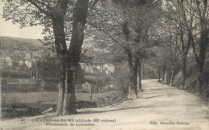 CPA FRANCE 81 " Lacaune les Bains, Promenade de Louradou".