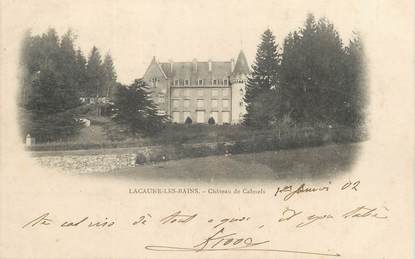 CPA FRANCE 81 " Lacaune les Bains, Château de Calmels".