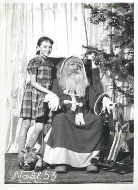 PHOTO ORIGINALE / THEME "Le Père Noël de 1953"