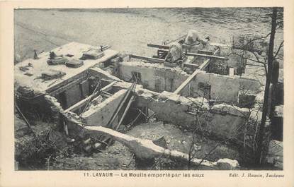 CPA FRANCE 81 " Lavaur, Le moulin emporté par les eaux".