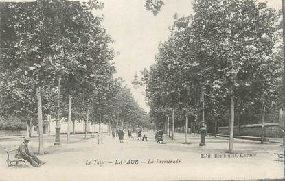 CPA FRANCE 81 " Lavaur, La promenade".