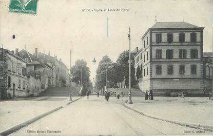 CPA FRANCE 81 "Albi, Lycée et Lices du nord" .