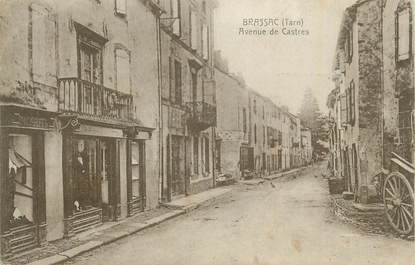 CPA FRANCE 81 "Brassac, Avenue de Castres"