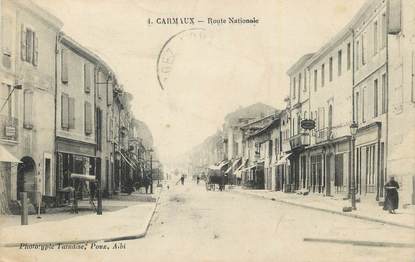 CPA FRANCE 81 "Carmaux, Route nationale".