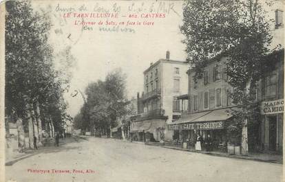 CPA FRANCE 81 "Castres, L'avenue de Salx".
