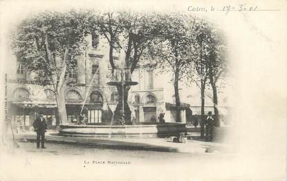 CPA FRANCE 81 "Castres, La place nationale".