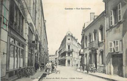 CPA FRANCE 81 "Castres, Rue Gambetta".
