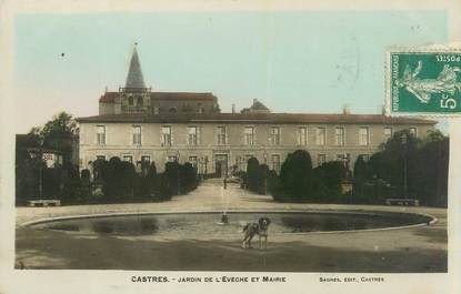 CPA FRANCE 81 "Castres, Jardin de l'évéché et Mairie".