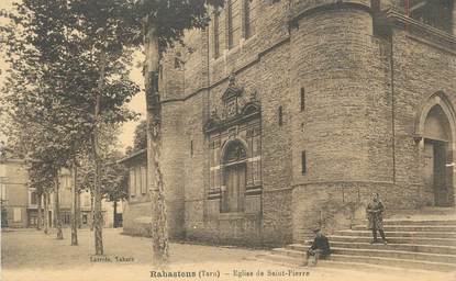 CPA FRANCE 81 "Rabastens, Eglise de St Pierre".