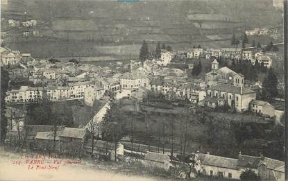 CPA FRANCE 81 "Vabre, Vue générale, le pont neuf".