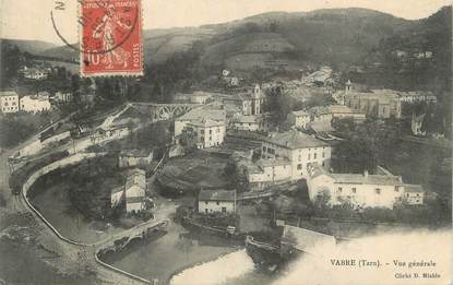 CPA FRANCE 81 "Vabre, Vue générale".